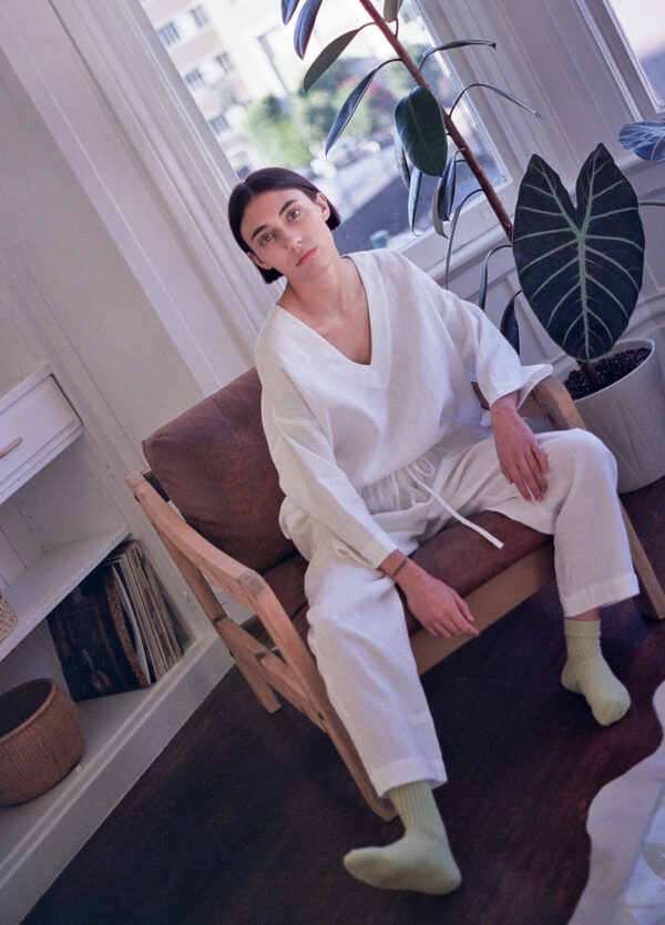 Linen two piece set | Loungewear | Sustainable clothing | ManInTheStudio