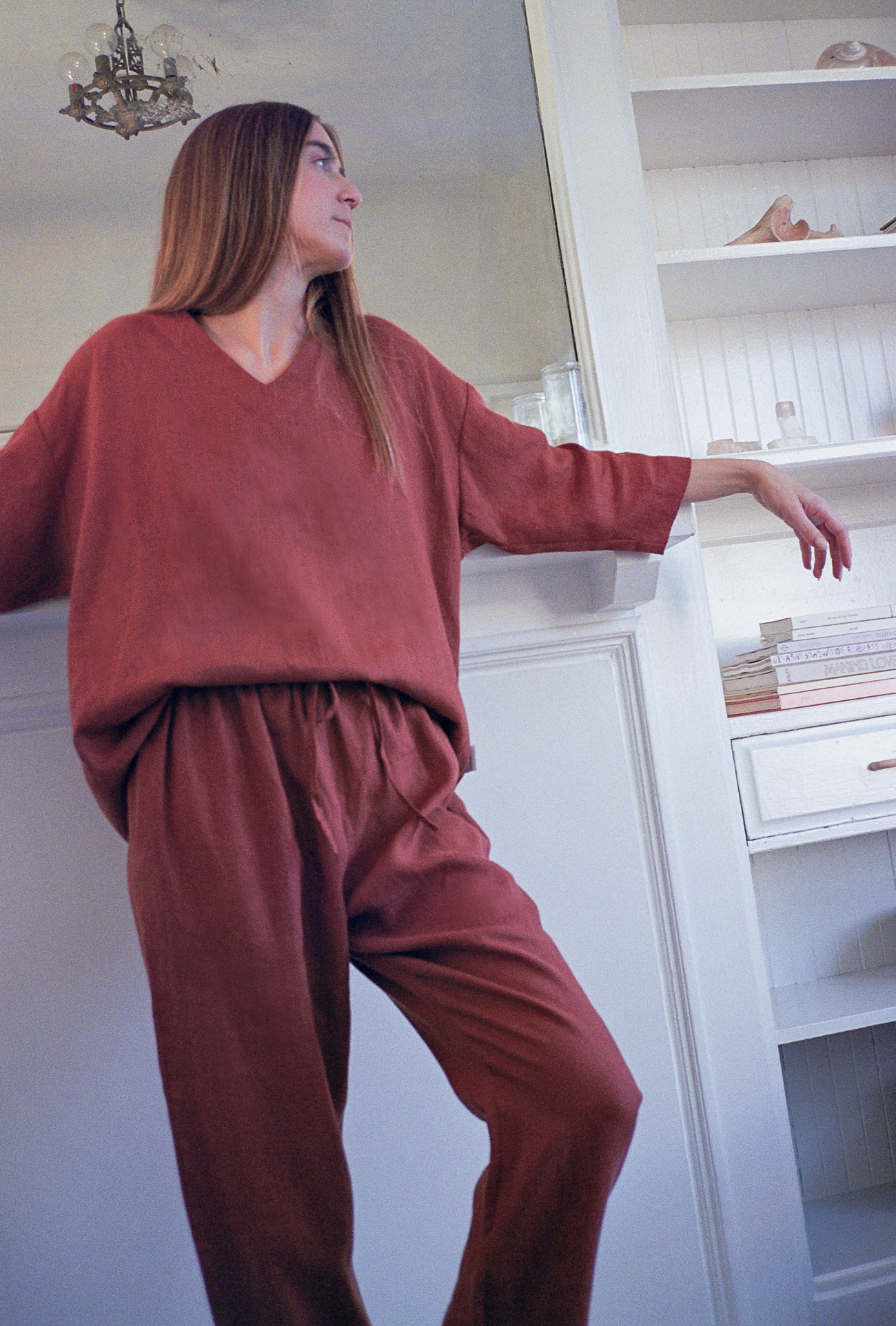 Oversized linen kimono style top | Tops | Sustainable clothing | ManInTheStudio