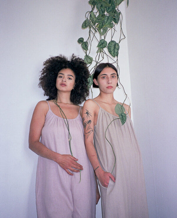 Linen wide leg strap jumpsuit | Jumpsuits | Sustainable clothing | ManInTheStudio