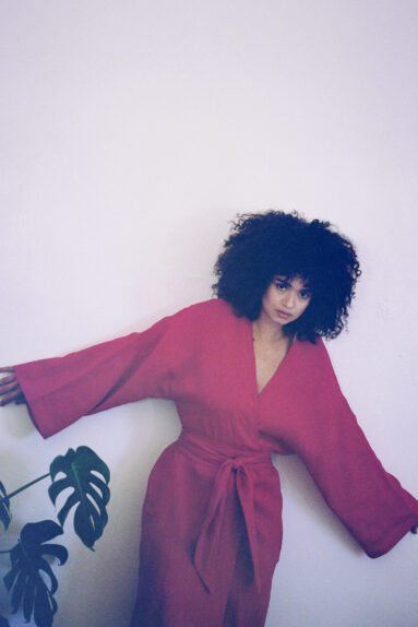 Long kimono style linen bathrobe | Bathrobes | Sustainable clothing | ManInTheStudio