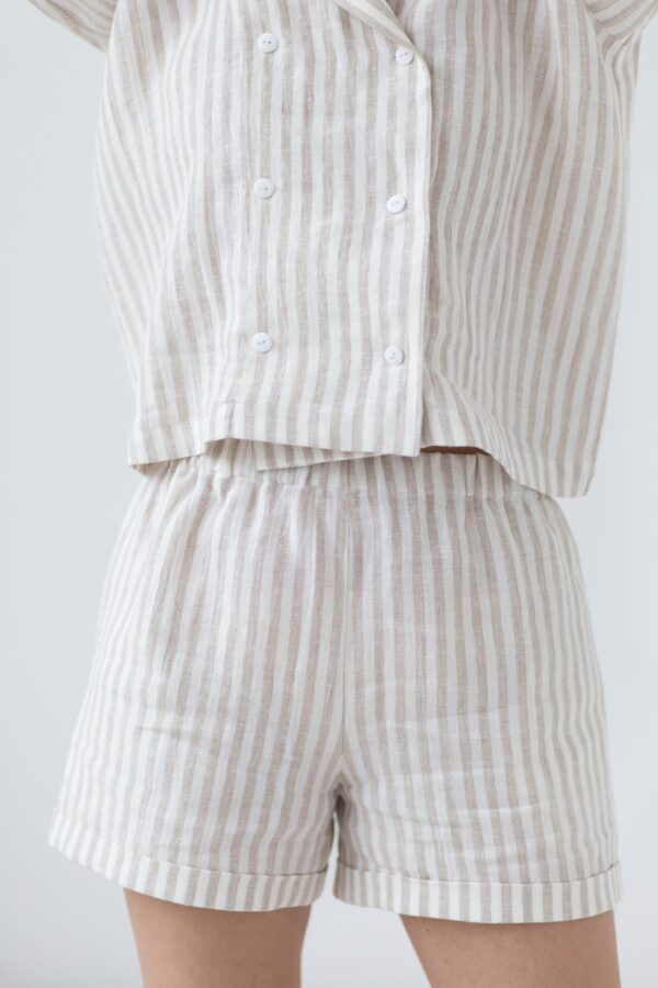 Relaxed fit linen shorts with pockets | Shorts | Sustainable clothing | ManInTheStudio
