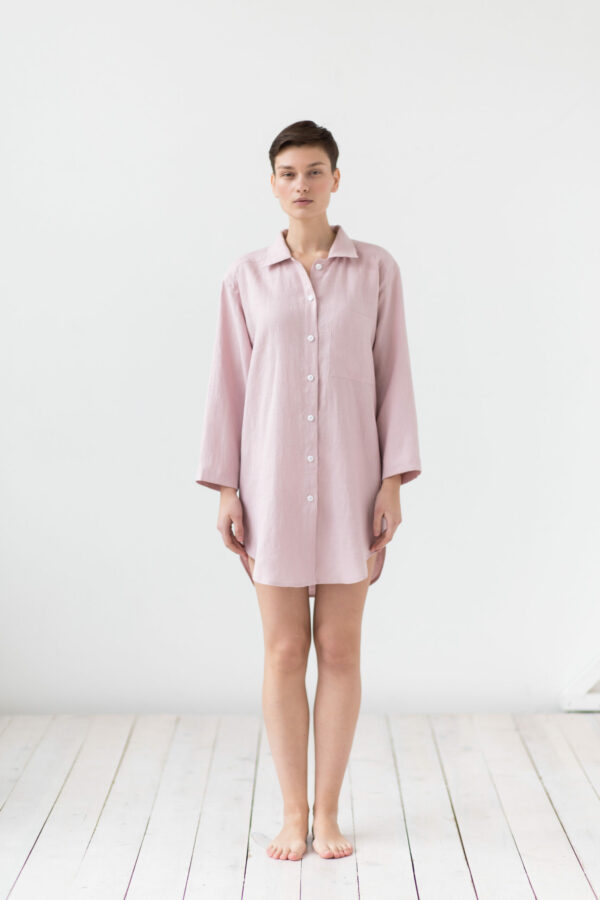 Linen oversized boyfriend shirt | Shirt | Sustainable clothing | ManInTheStudio