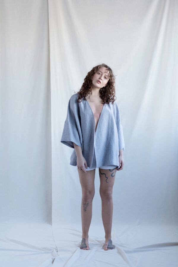 Oversized drop shoulder cardigan jacket | Jackets | Sustainable clothing | ManInTheStudio