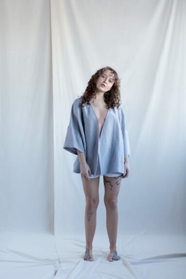 Oversized drop shoulder cardigan jacket | Jackets | Sustainable clothing | ManInTheStudio
