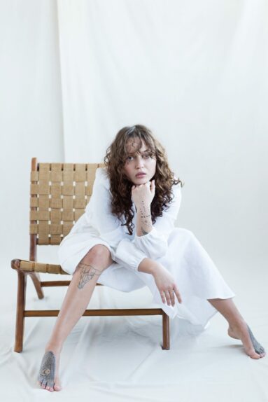 Linen maxi wrap dress | Dress | Sustainable clothing | ManInTheStudio