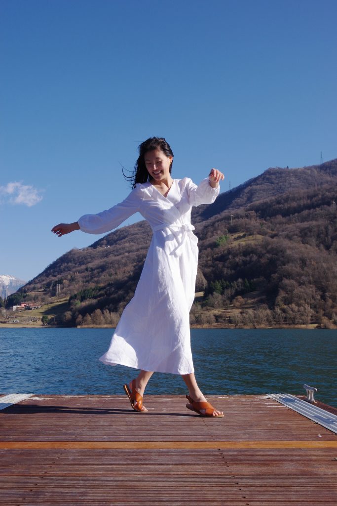 LINEN MAXI WRAP DRESS | Dress | Sustainable clothing | ManInTheStudio
