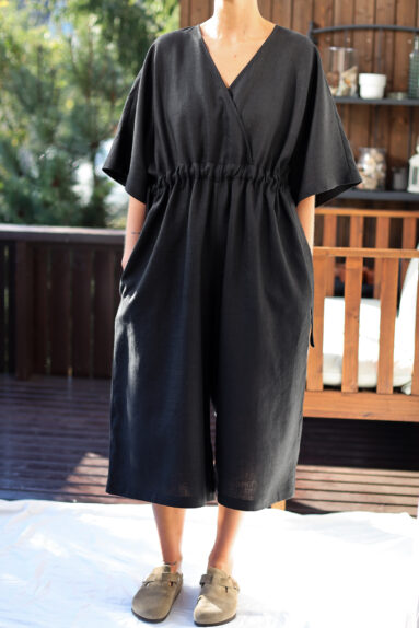 Linen adjustable waist overall | Jumpsuit | Sustainable clothing | ManInTheStudio